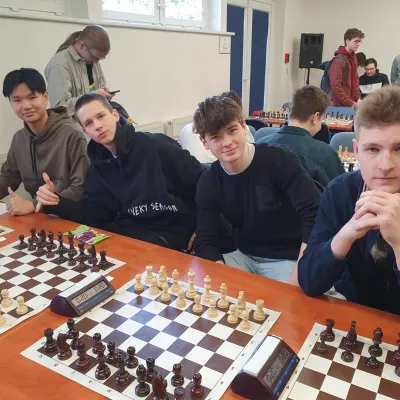 Náš tým na šachovém turnaji